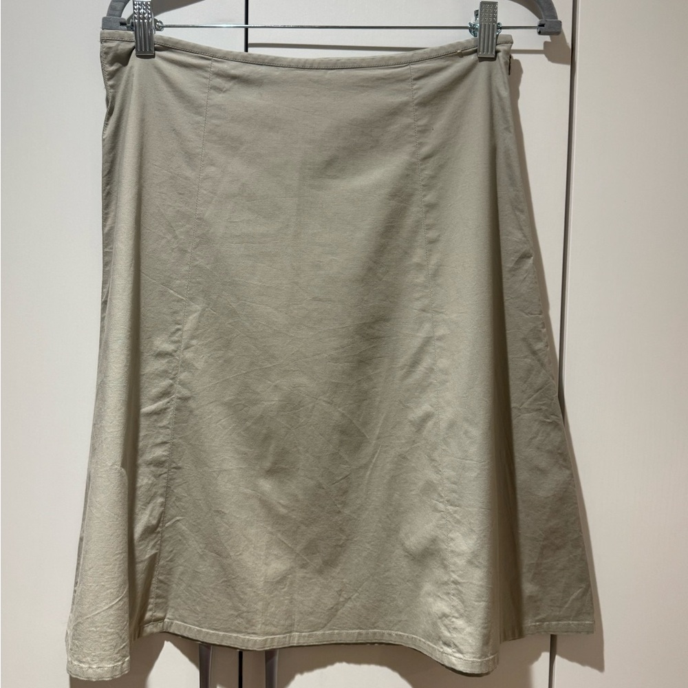 Halogen Beige A-Line Skirt